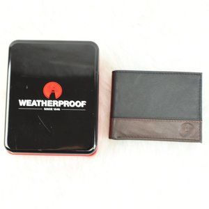 Weatherproof Mens Leather Bi-fold Wallet